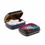 Mini scharnierblikje gevuld met pepermunt Mat Donkerblauw/Goud KING mini pepermuntjes