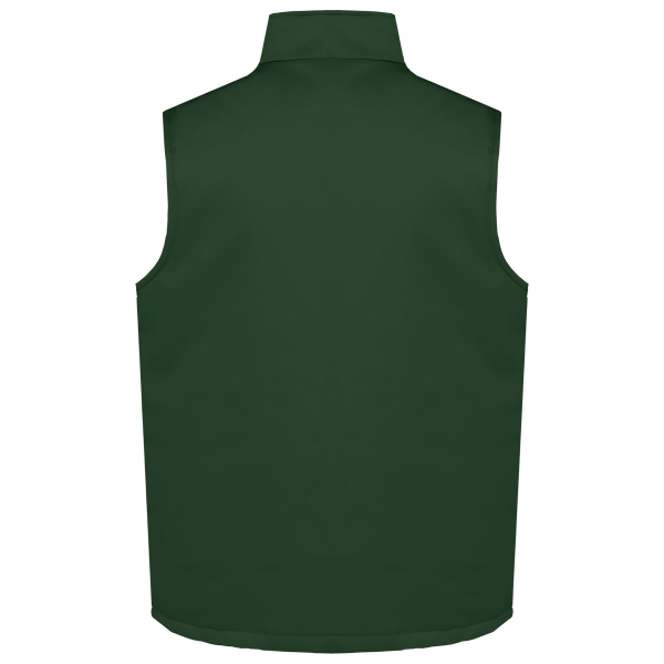 Gewatteerde uniseks bodywarmer van polykatoen multizakken Forest Green XS Gewatteerde uniseks bodywarmer van polykatoen multizakken Forest Green XS