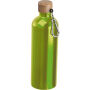 Drinkfles van rvs met karabijnhaak, 750 ml