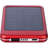 Aluminium solar power bank Tycho black
