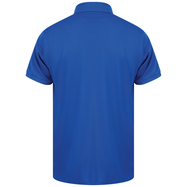 Herenpolo van gerecycled polyester Royal M Herenpolo van gerecycled polyester Royal M