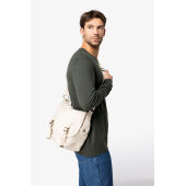 Ecologische verwassen reistas Washed black One Size