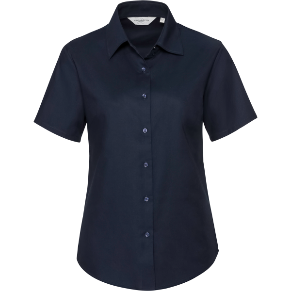Ladies Short Sleeve Easy Care Oxford Shirt Ladies Short Sleeve Easy Care Oxford Shirt