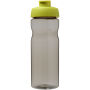 H2O Active® Eco Base drinkfles van 650 ml met klapdeksel - Lime/Houtskool H2O Active® Eco Base drinkfles van 650 ml met klapdeksel - Lime/Houtskool