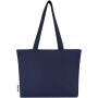 Ningbo 320 g/m² katoenen tas met rits 15L - Marineblauw