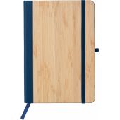 Notitieboek Dorita | Bamboe | A5 | Gelinieerd - blauw