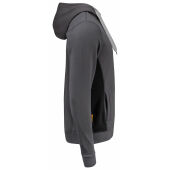 5400 Sweatshirt hoodie do.grijs/zwa s