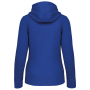 Damessweater met rits en capuchon Light Royal Blue S