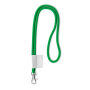 Polyester 2-kleurige koord-lanyard met full color label