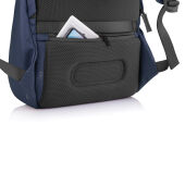 Bobby Soft, anti-diefstal rugzak, donkerblauw, zwart