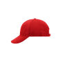 6 Panel Softlining Raver Cap signal red one size