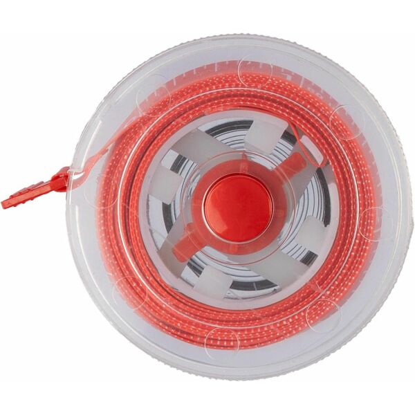 Plastic oprolbare meetlint Theo rood Plastic oprolbare meetlint Theo rood