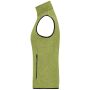 Ladies' Knitted Fleece Vest kiwi melange/royal S Ladies' Knitted Fleece Vest kiwi melange/royal S