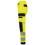 Gerecyclede veiligheidsbroek met veel zakken Hi Viz Yellow / Navy 36 FR