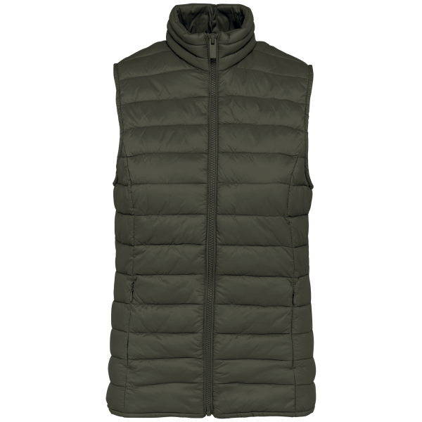 Ecologische lichte bodywarmer voor dames Organic Khaki XS Ecologische lichte bodywarmer voor dames Organic Khaki XS