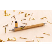 Bamboe 5 in 1 toolpen, bruin