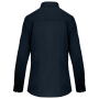 Damesoverhemd safari lange mouwen Navy S