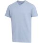 Balfour 200 g/m² unisex OCS organisch T-shirt met korte mouwen en V-hals - Mistblauw - 3XS