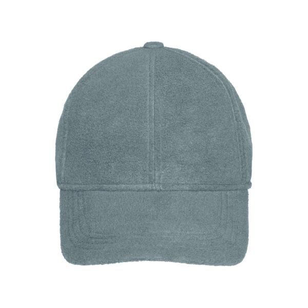 6 Panel Fleece Cap with Earflaps grey one size 6 Panel Fleece Cap with Earflaps grey one size