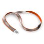 Polyester keycord met reflecterende overlay