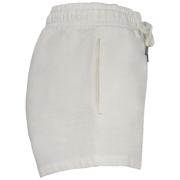 Ecologisch damesshort French Terry Washed Ivory XXL