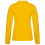 Piqué-damespolo lange mouwen Yellow M Piqué-damespolo lange mouwen Yellow M