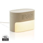 LumaRise RCS gerecycled plastic wekker met witte ruis