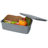 Dovi 800 ml gerecyclede kunststof lunchbox - Grijs