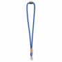 Polyester koord-keycord met bamboe plaatje