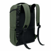 BOULDER - 15" PU laptop rugzak - Donker Marinegroen