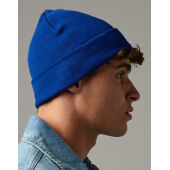 Organic Cotton Original Cuffed Beanie - Black - One Size