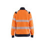 Dames multinorm sweatshirt met rits inherent
