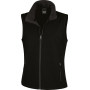 Core Ladies Printable Softshell Bodywarmer Black / Black XXL