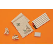 Micki GRS 6-delige set infinity kleurpotloodset met boekje, wit