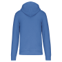 Ecologische herensweater met capuchon en ritssluiting Light Royal Blue 4XL