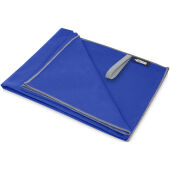 Pieter ultra lichtgewicht en sneldrogende handdoek van gerecycled PET 130 x 80 cm - Process blue
