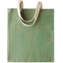 100% Natuurlijke Jute Tas natural/water green one size