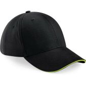 black/lime green