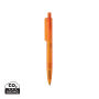 X3 GRS gerecycled PC plastic pen frosted, oranje
