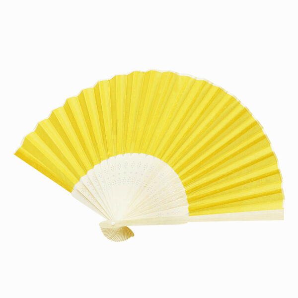 BAMBOO COOL - Opvouwbare waaier geel BAMBOO COOL - Opvouwbare waaier geel