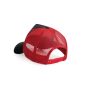 HALF MESH TRUCKER, BLACK/CLASSIC RED, One size, BEECHFIELD