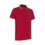 Contrast poloshirt | stretch - Rood, 4XL Contrast poloshirt | stretch - Rood, 4XL