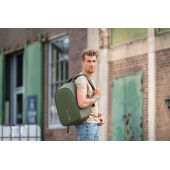 Bobby Hero Regular, anti-diefstal rugzak, groen, zwart