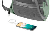 Bobby Soft, anti-diefstal rugzak, iceberg green, grijs