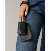 Boutique Pouch Wristlet - Black/Black - One Size