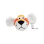 Dog toy knotted animal tiger - orange