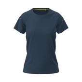 Stedman T-shirt Raglan Mesh Active-Dry SS for her 289C Navy Blue-L