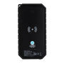 RCS recycled plastic solar powerbank 10W Wireless, zwart