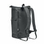 VALLEY ROLLPACK - 300D RPET rolltop rugzak - Zwart