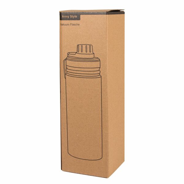 ARMY STYLE - Vacuüm isoleerfles, dubbelwandig groen ARMY STYLE - Vacuüm isoleerfles, dubbelwandig groen